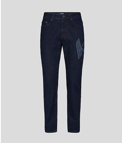 KL MONOGRAM LASER PRINT DENIMS