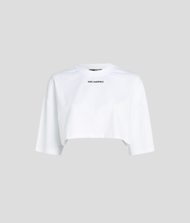 CROPPED LOGO T-SHIRT