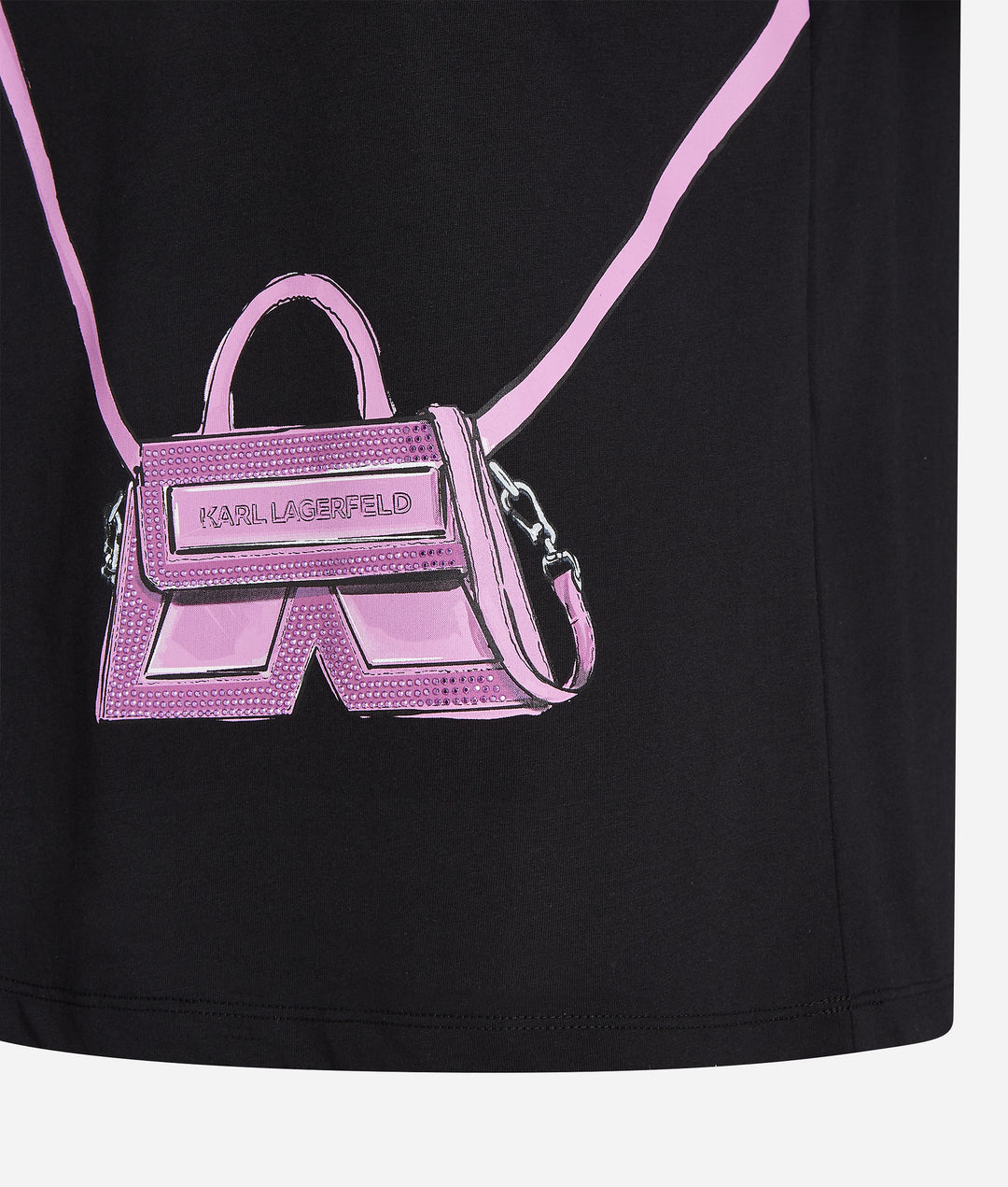 IKON K CROSS BAG T-SHIRT -LILAC