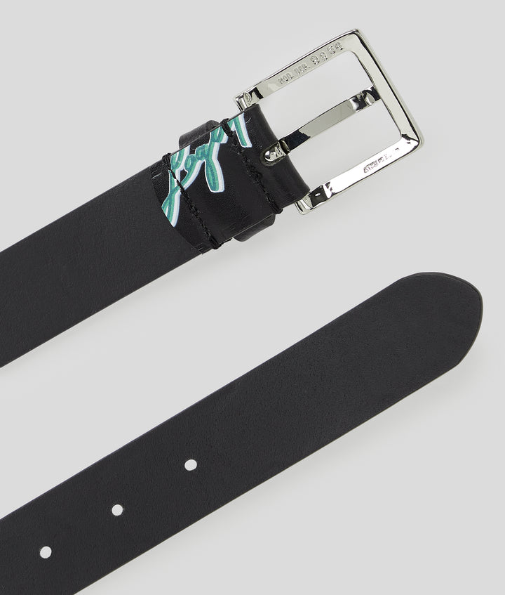 K/MONOGRAM SIGNATURE BELT