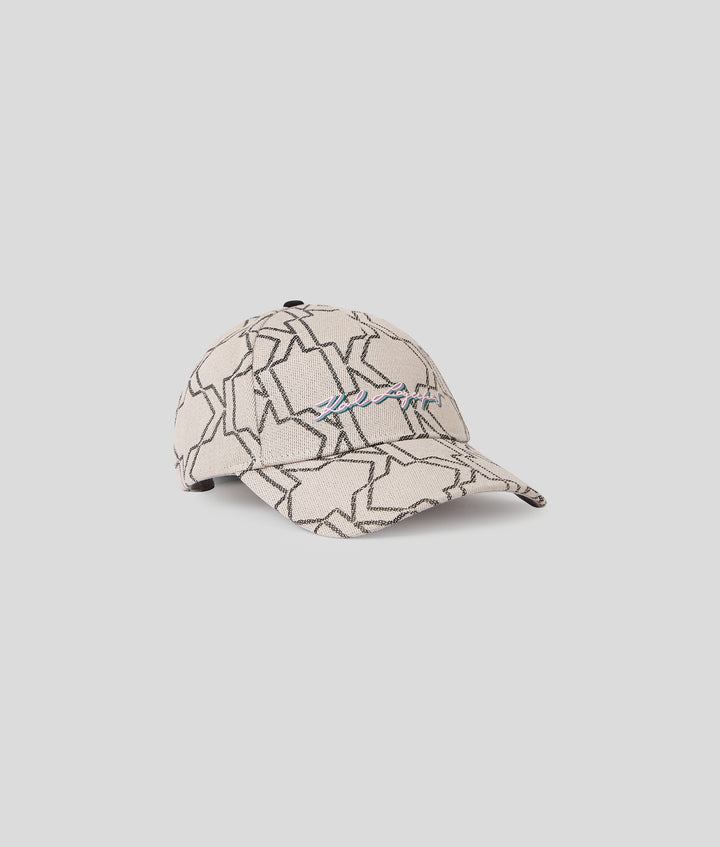 K/MONOGRAM SIGNATURE CAP