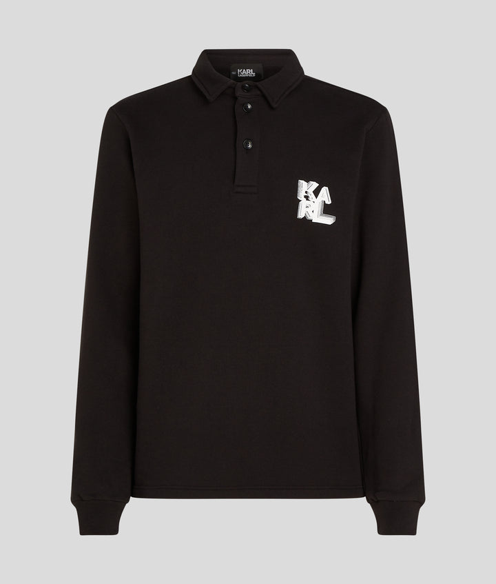 SMALL 3D EFFECT POLO SWEAT