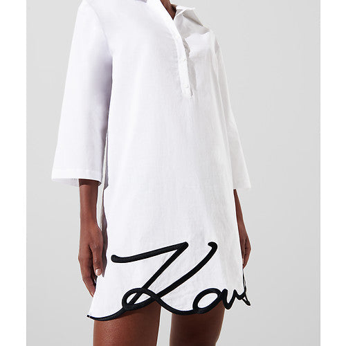 KARL DNA SIGNATURE BEACH DRESS