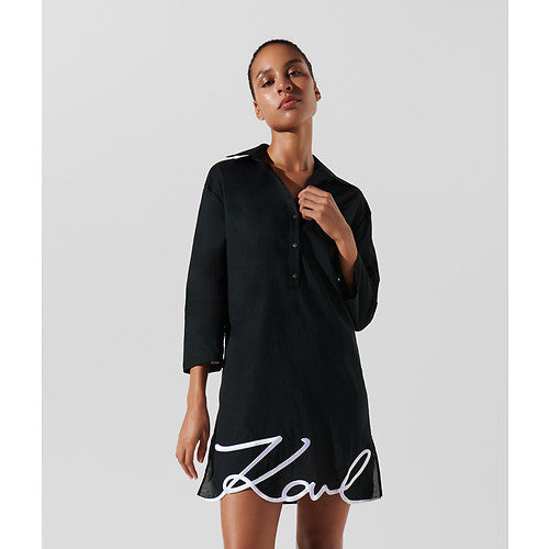 KARL DNA SIGNATURE BEACH DRESS