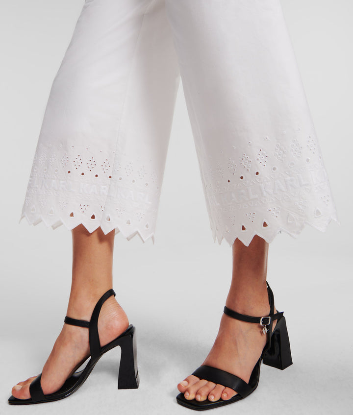 EMBROIDERED PANTS