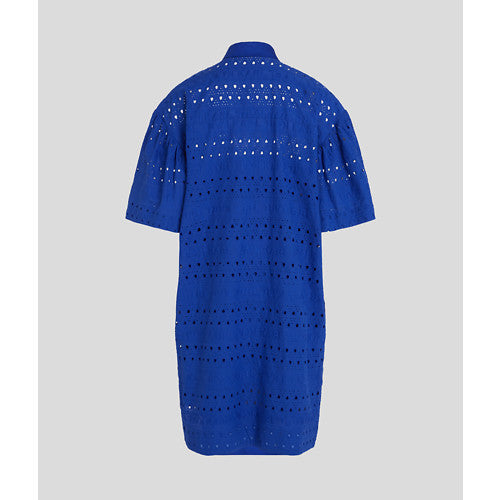 SSLV EMBROIDERY SHIRT DRESS