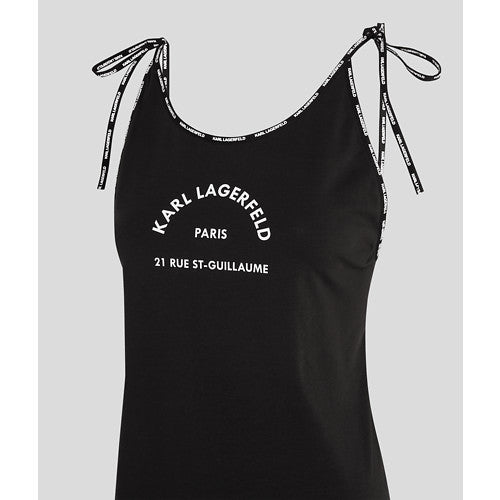 LOGO SHORT BEACH DRESS