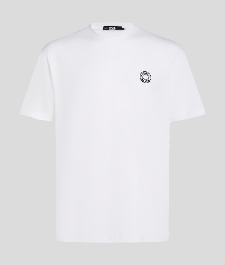 SMALL CIRCLE LOGO LINEN TEE