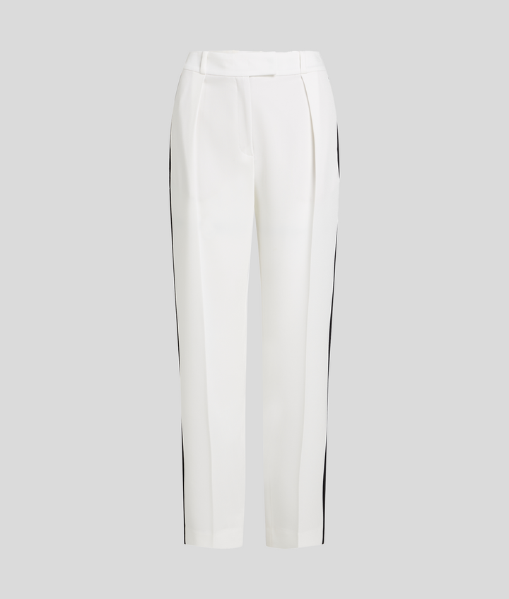 CONTRAST PANEL TAILORED PANTS