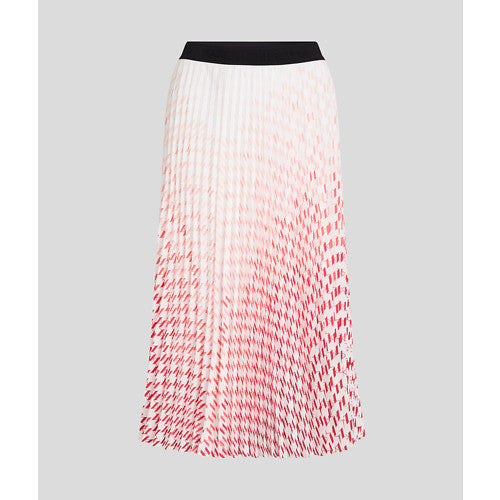 KL DEGRADE PLEATED SKIRT