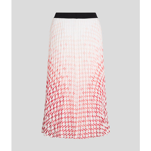 KL DEGRADE PLEATED SKIRT