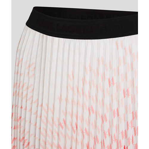 KL DEGRADE PLEATED SKIRT