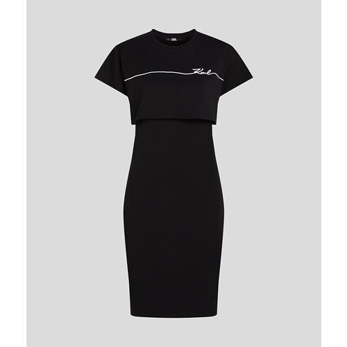 SEASONAL LOGO JERSEY DRESS