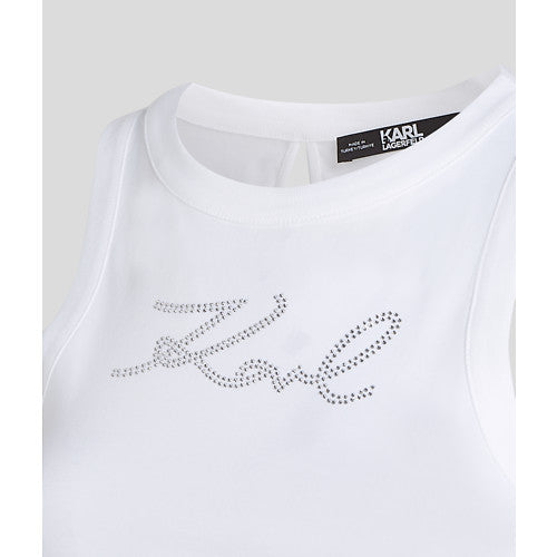 KARL RHINESTONE TANK TOP