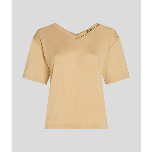 KARL SIGNATURE V-NECK T-SHIRT