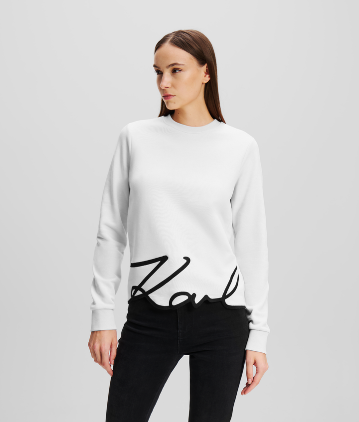 HEM SIGNATURE SWEATSHIRT