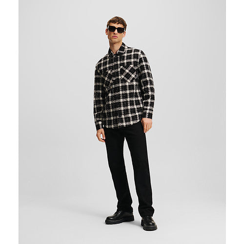 SEASONAL BOUCLE OVERSHIRT