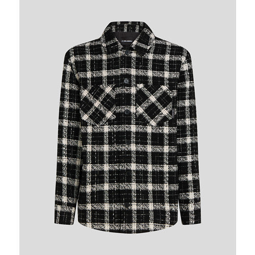 SEASONAL BOUCLE OVERSHIRT