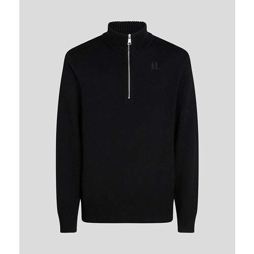 HALF ZIP TURTLENECK