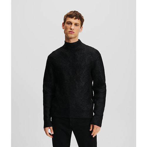 K COATED CHUNKY TURTLENECK