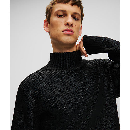 K COATED CHUNKY TURTLENECK