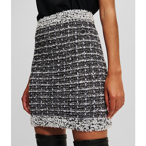 BOUCLE KNIT SKIRT