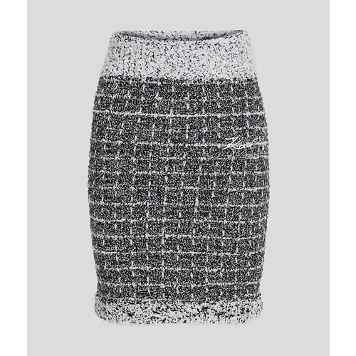 BOUCLE KNIT SKIRT