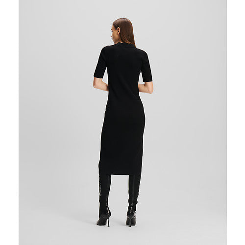 SSLV LOGO KNIT DRESS