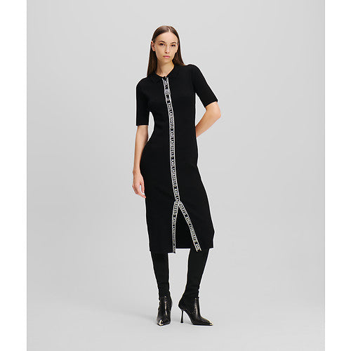 SSLV LOGO KNIT DRESS