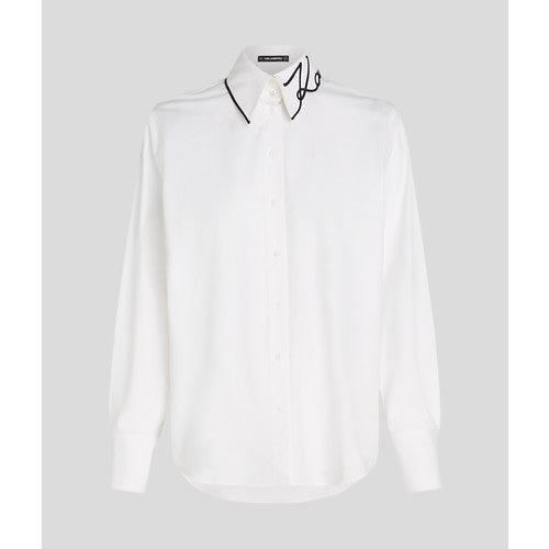 SIGNATURE COLLAR POPLIN SHIRT