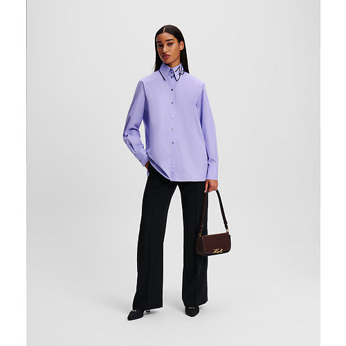 SIGNATURE COLLAR POPLIN SHIRT