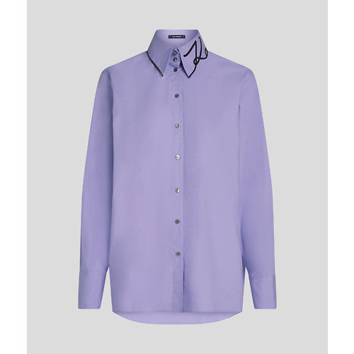 SIGNATURE COLLAR POPLIN SHIRT