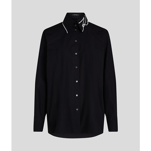 SIGNATURE COLLAR POPLIN SHIRT