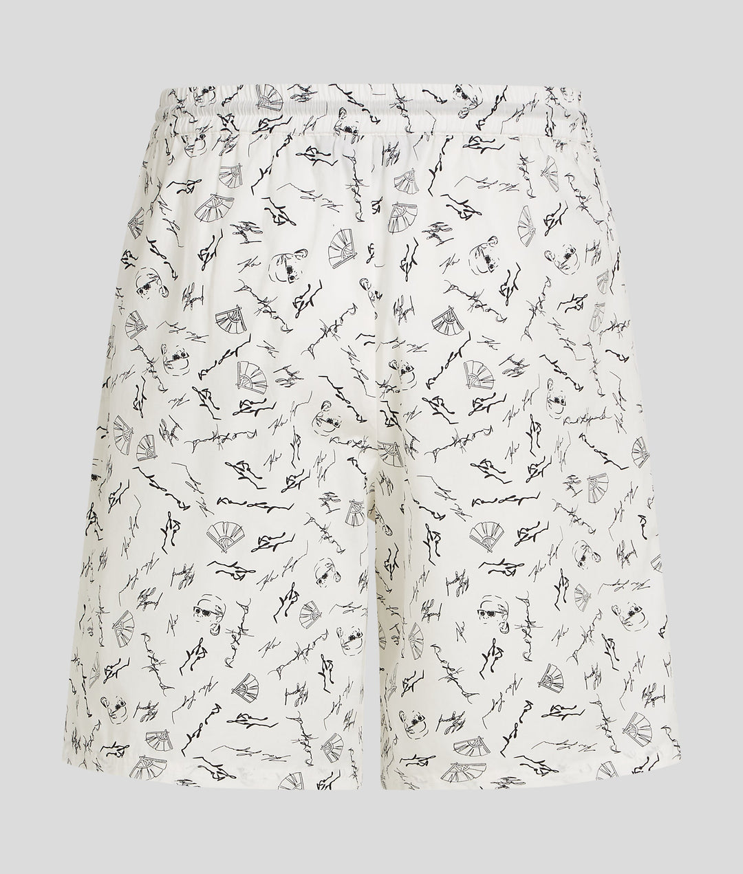 K-SKETCH AOP POPLIN SHORTS