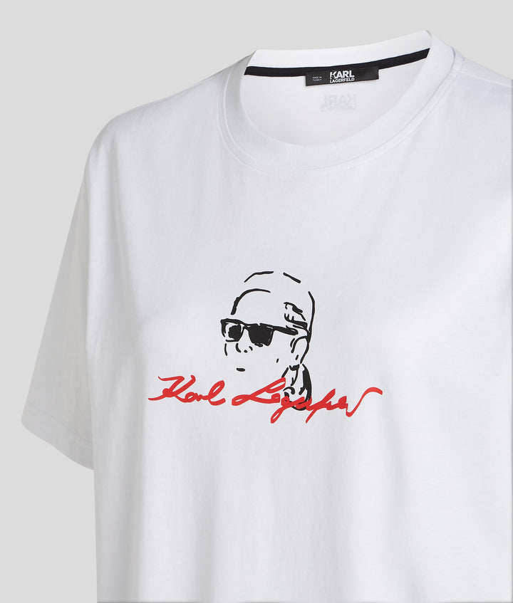 KARL PROFILE SKETCH T-SHIRT