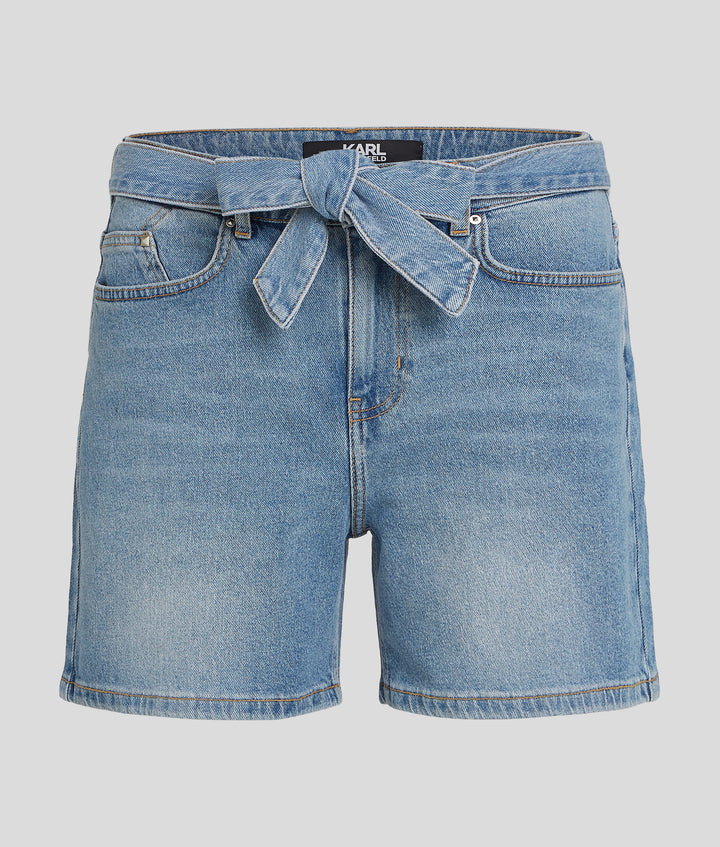 SEASONAL DENIM SHORT WITH BELT