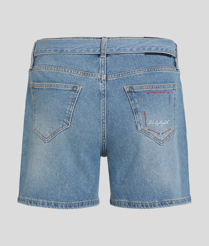 SEASONAL DENIM SHORT WITH BELT