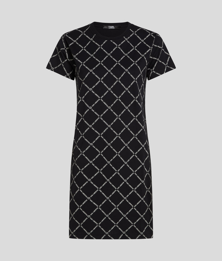 AOP KOCKTAIL T-SHIRT DRESS