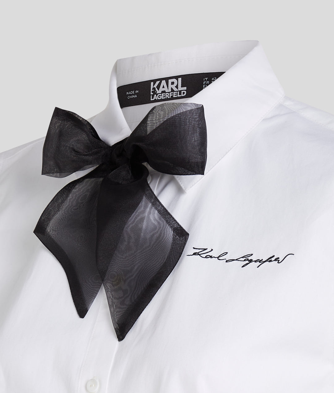 POPLIN SHIRT W BOW