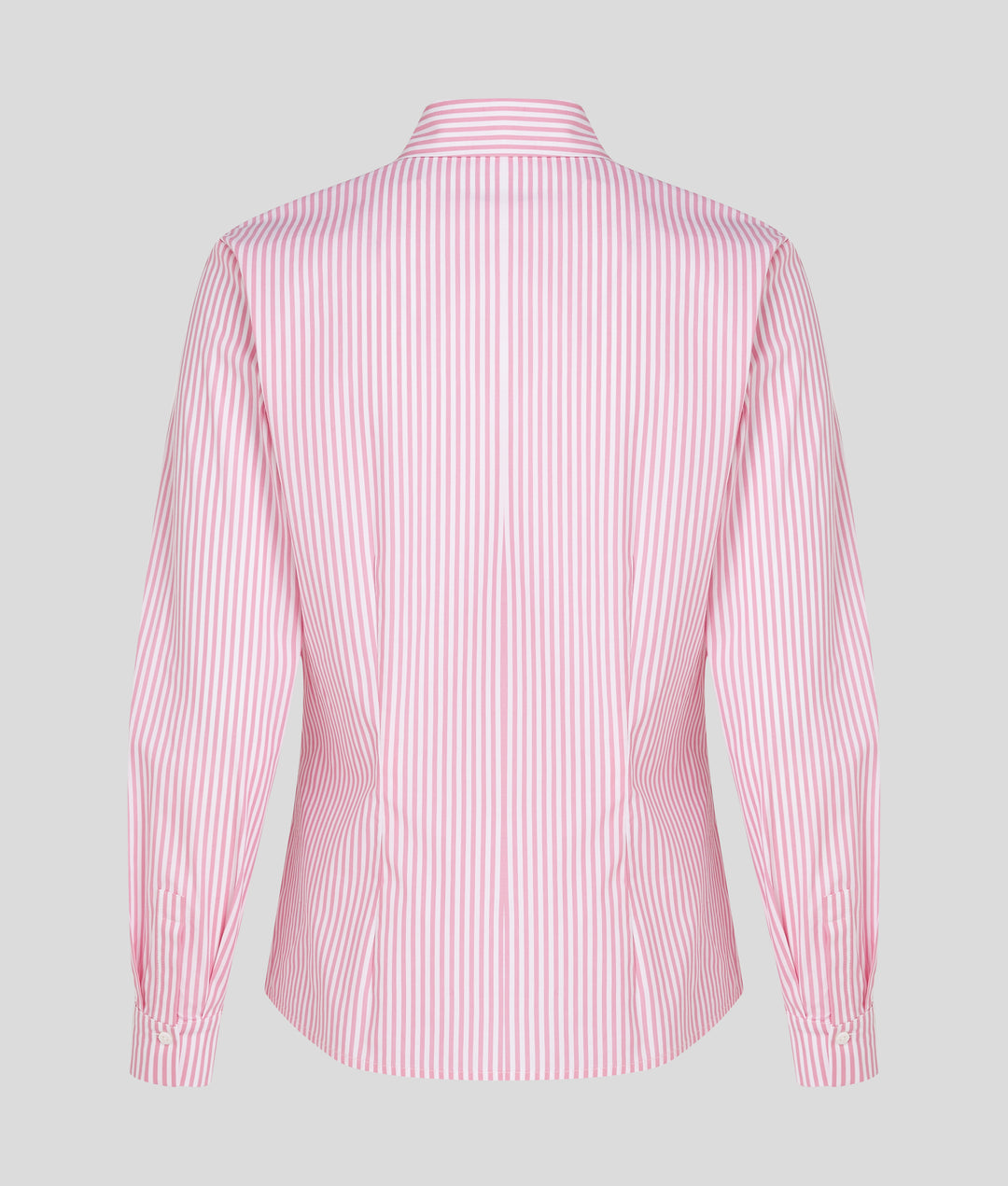 CTTN FITTED LS PINSTR SHIRT