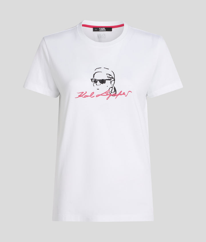 KARL PROFILE SKETCH T-SHIRT