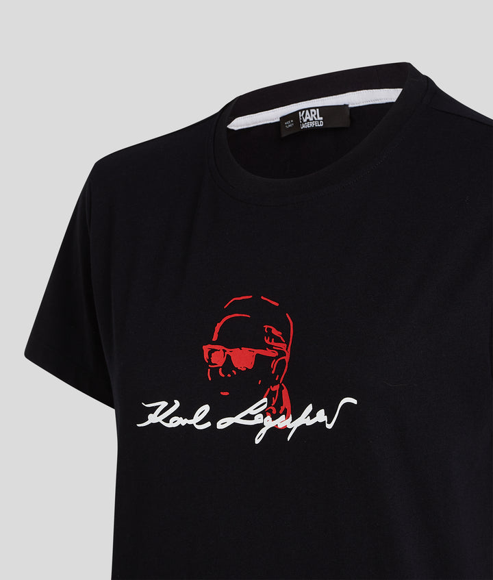 KARL PROFILE SKETCH T-SHIRT