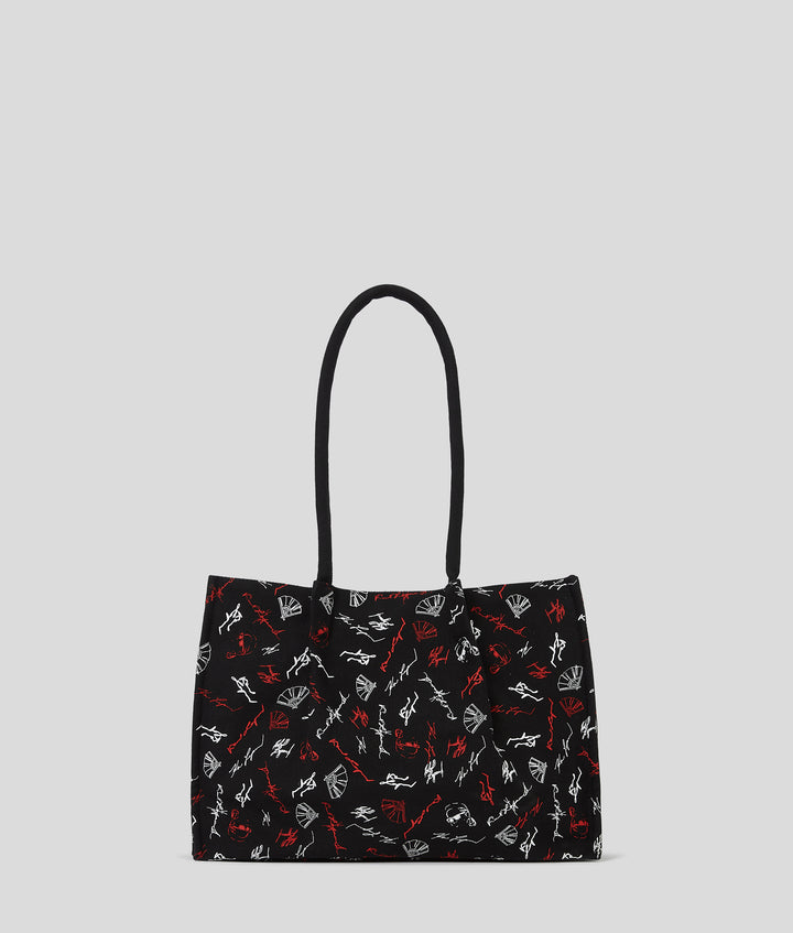 K/SKETCH AOP CANVAS TOTE