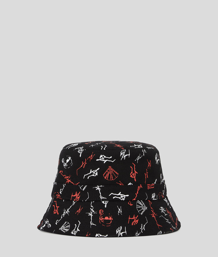 K/SKETCH AOP BUCKET HAT