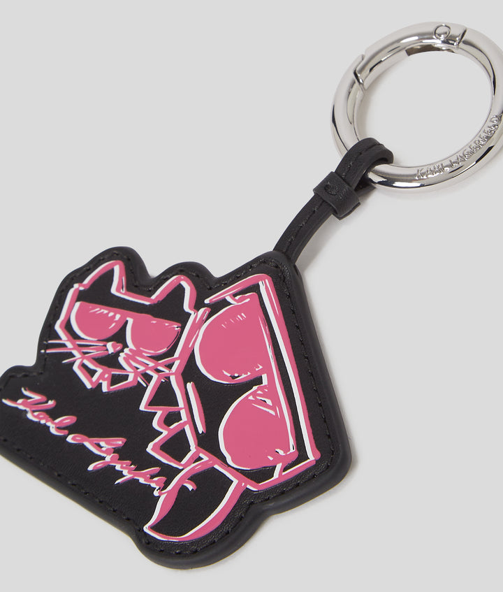 K/KOCKTAIL SKETCH KEYCHAIN