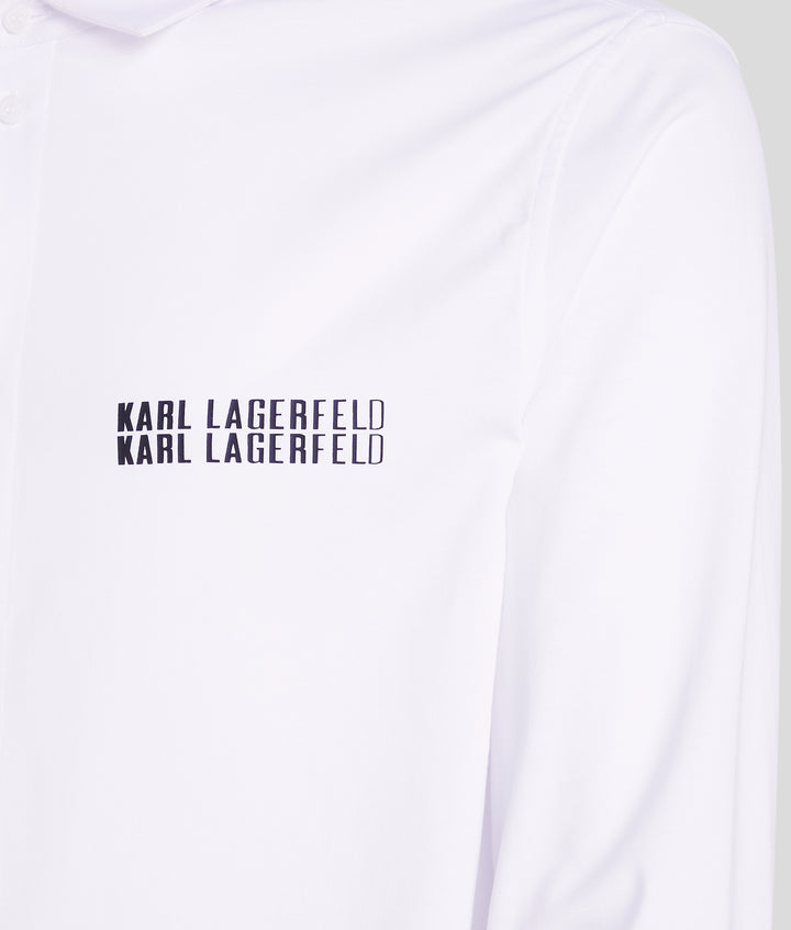 KARL LOGO JERSEY SHIRT