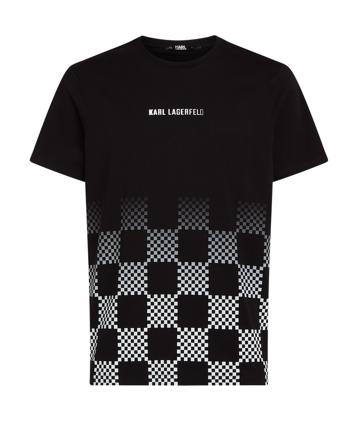 CHECKBOARD DEGRADE T-SHIRT