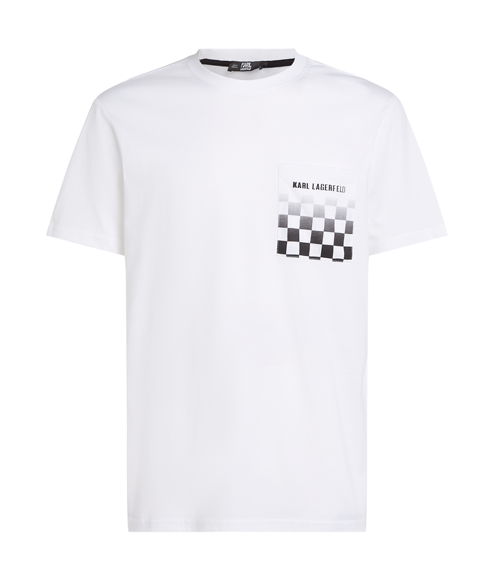 CHECKBOARD POCKET T-SHIRT