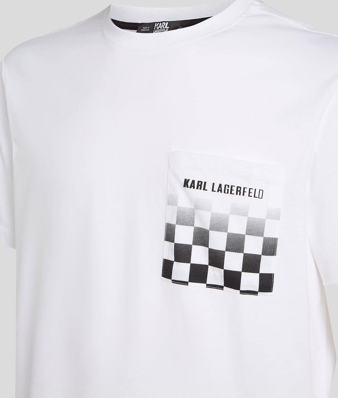 CHECKBOARD POCKET T-SHIRT