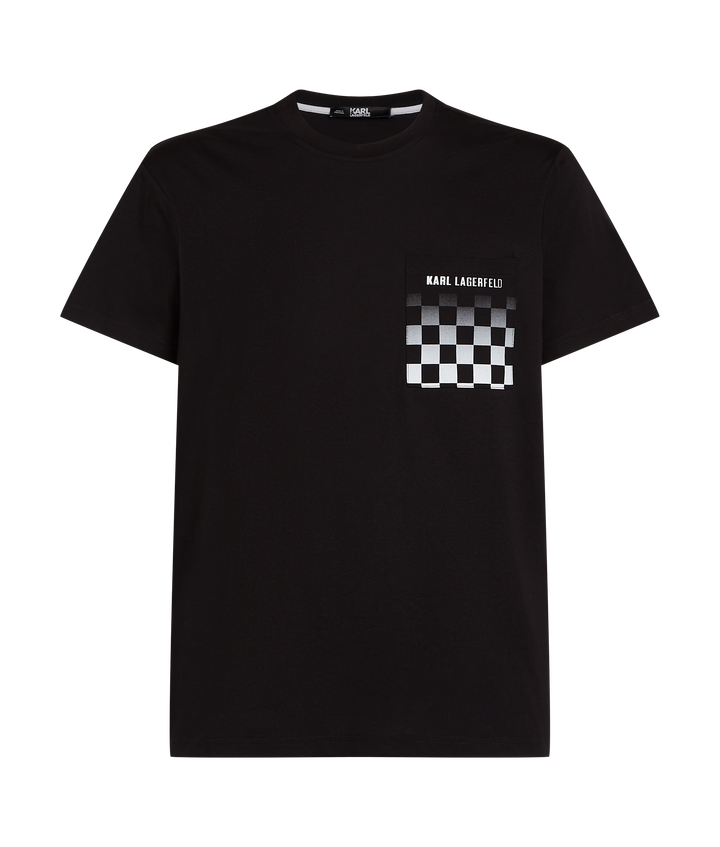 CHECKBOARD POCKET T-SHIRT